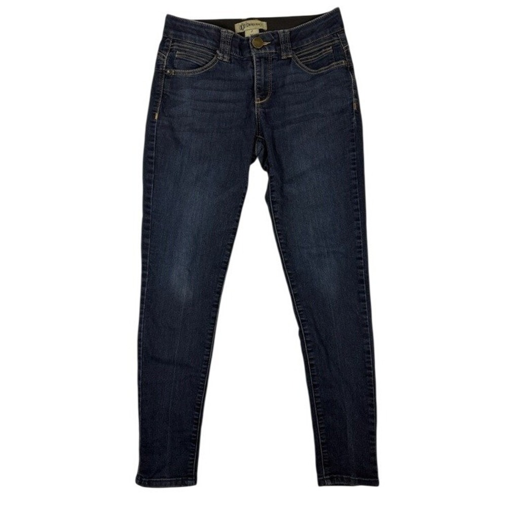 Democracy Womens Ab Technology Skinny Jeans Dark Indigo Blue Size 4 B1228ADSM